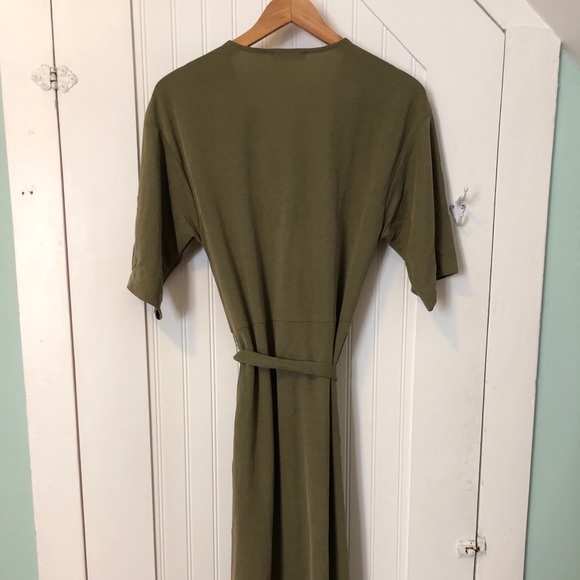 Zara Wrap Dress Size Small - Picture 2 of 7